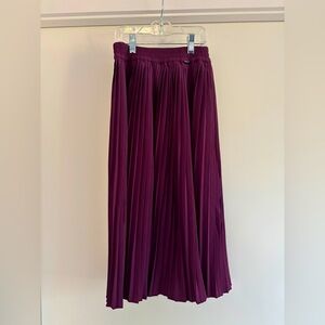 Kids Molo Deep Purple Pleated Skirt